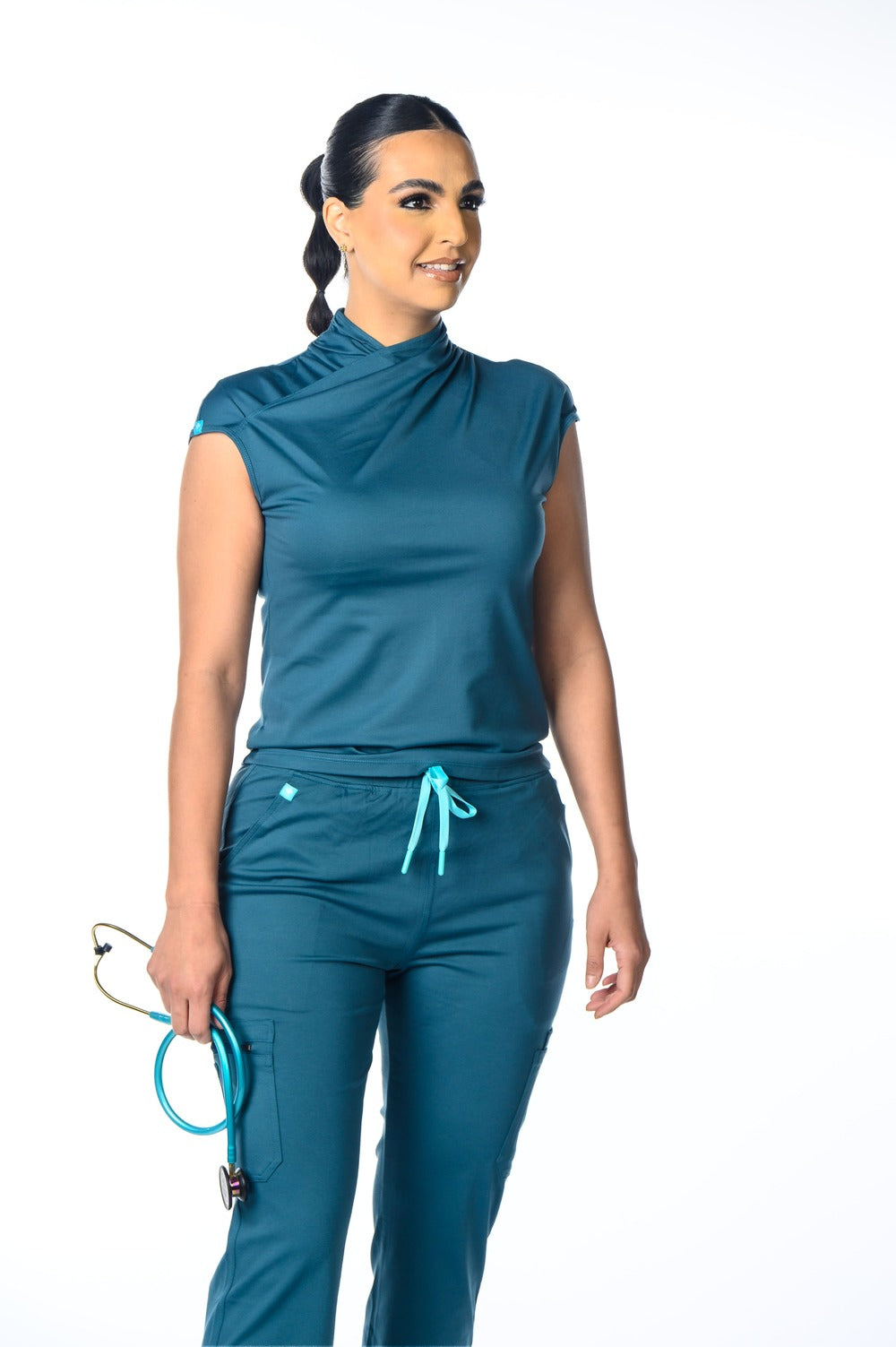 Scrub Harvard Bypass Prestige Pro Scrub Set Caribbean Blue